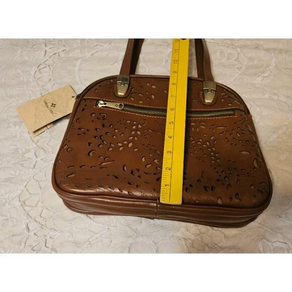Patricia Nash Rovina Laser Lace Leather Purse Bag-Florence NWT Msrp. $299.95 - Picture 10 of 16